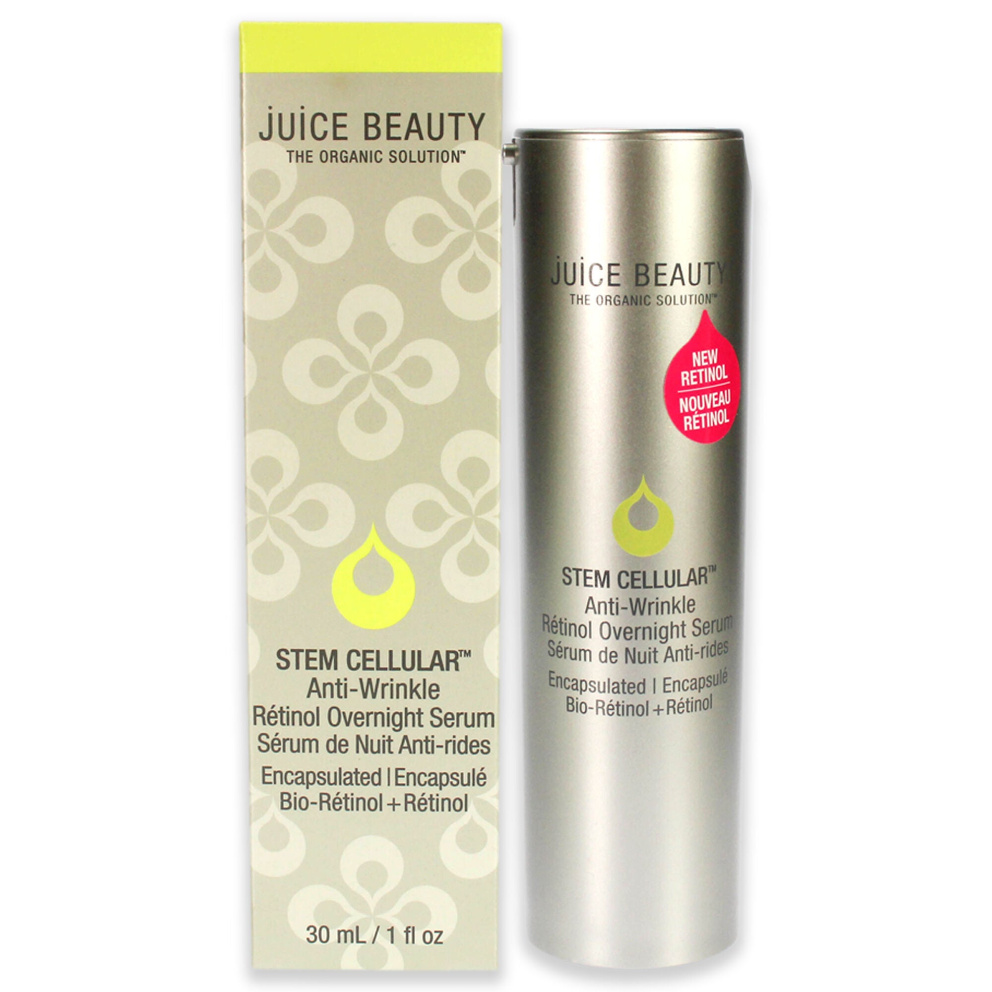 Stem Cellular Anti-Wrinkle Retinol Overnight Serum by Juice Beauty for Women - 1 oz Serum, See Description, hi-res image number 0