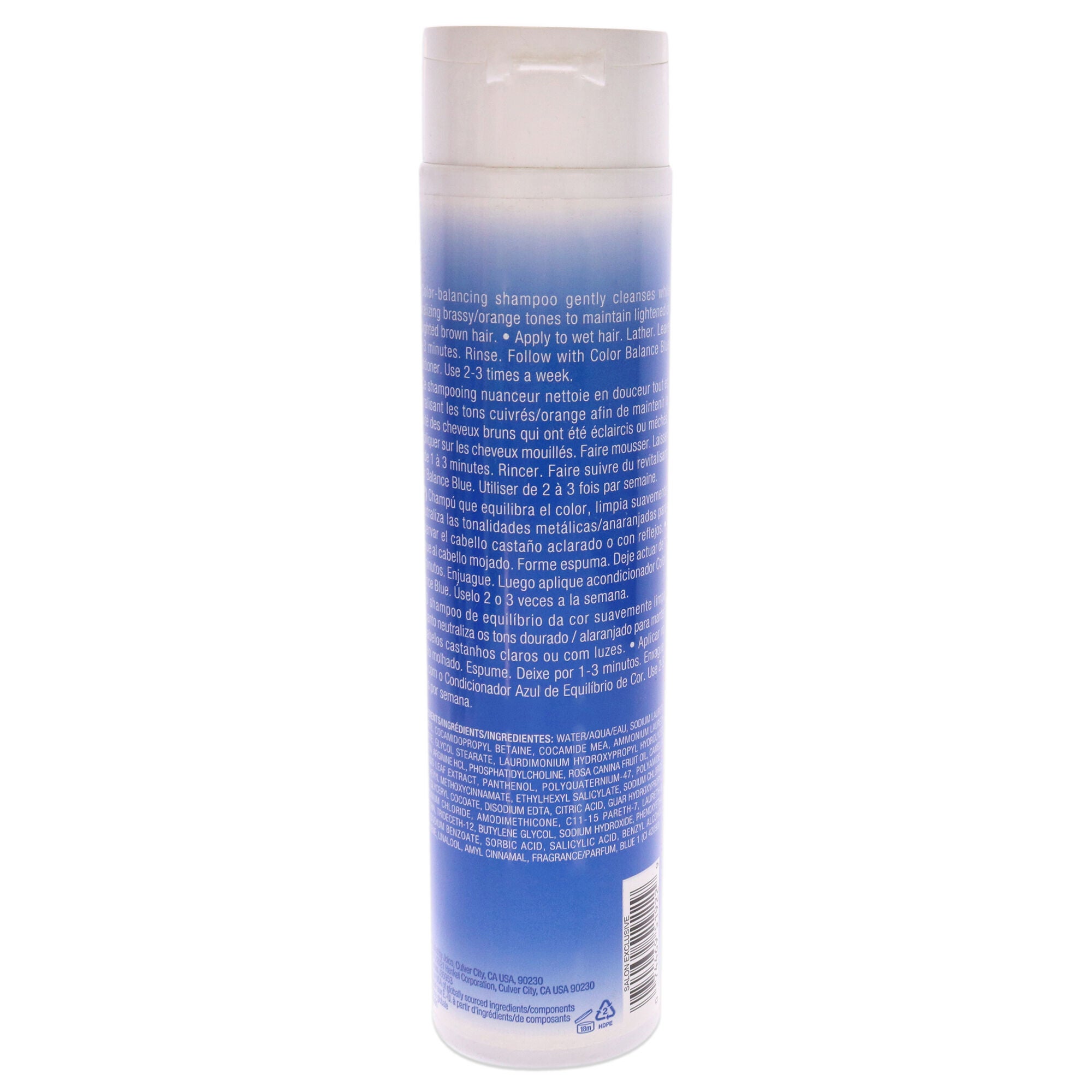 Color Balance Blue Shampoo by Joico for Unisex - 10.1 oz Shampoo, See Description, alternate image number 2