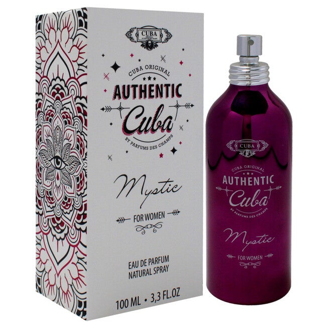 Cuba Authentic Mystic by Cuba for Women - 3.3 oz EDP Spray, NA, alternate image number null