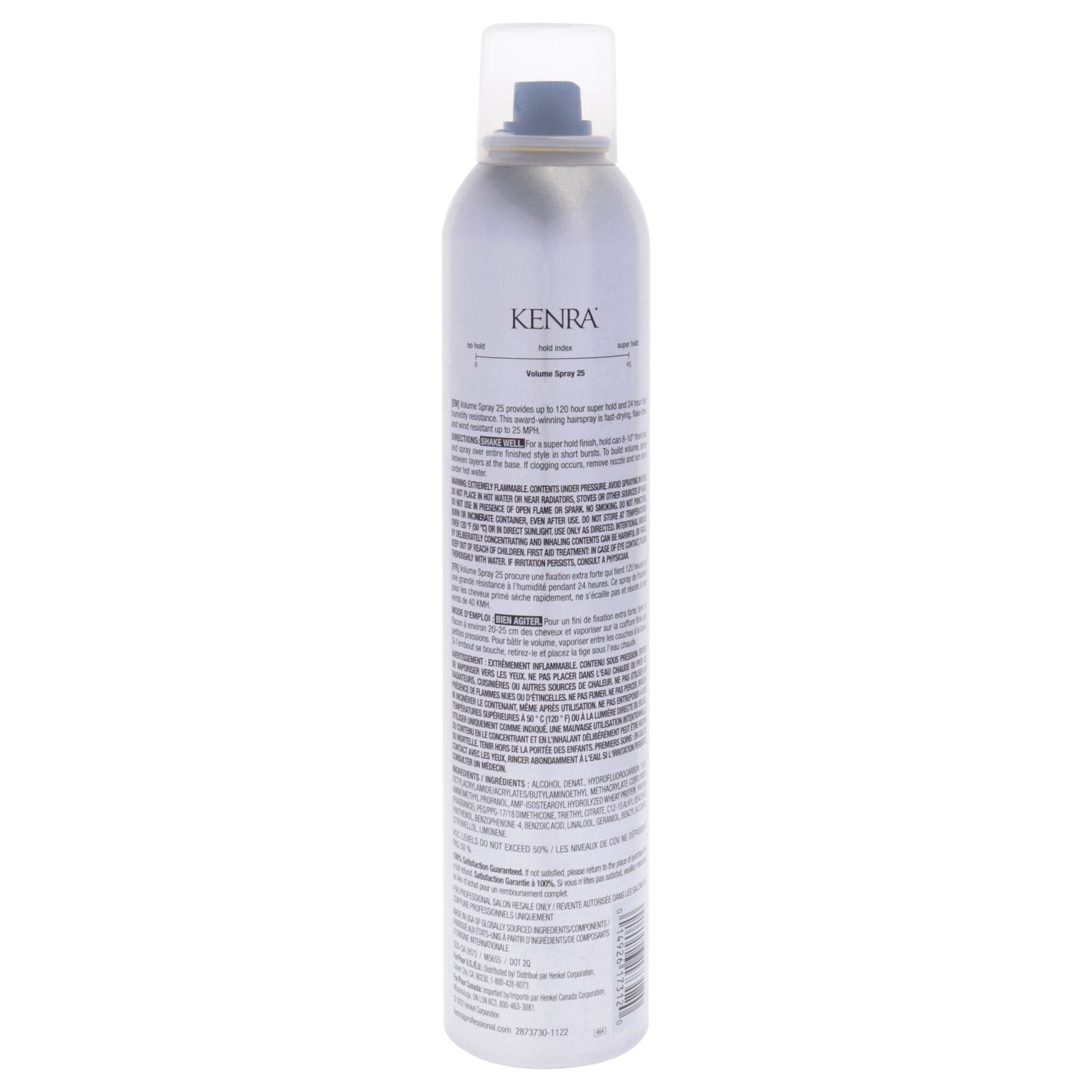 Volume Spray - 25 Super Hold Finishing Spray by Kenra for Unisex - 10 oz Hair Spray, See Description, alternate image number 2
