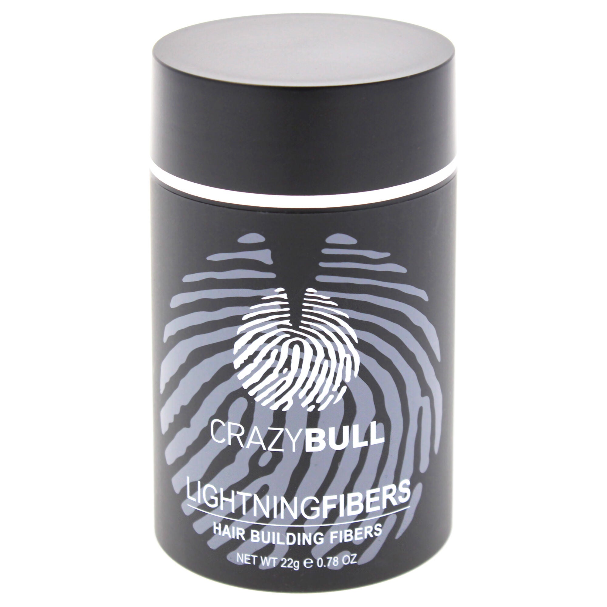 Lightning Hair Building Fibers - 4 Medium Brown by Crazy Bull Hair for Men - 0.78 oz Fiber, See Description, alternate image number 3