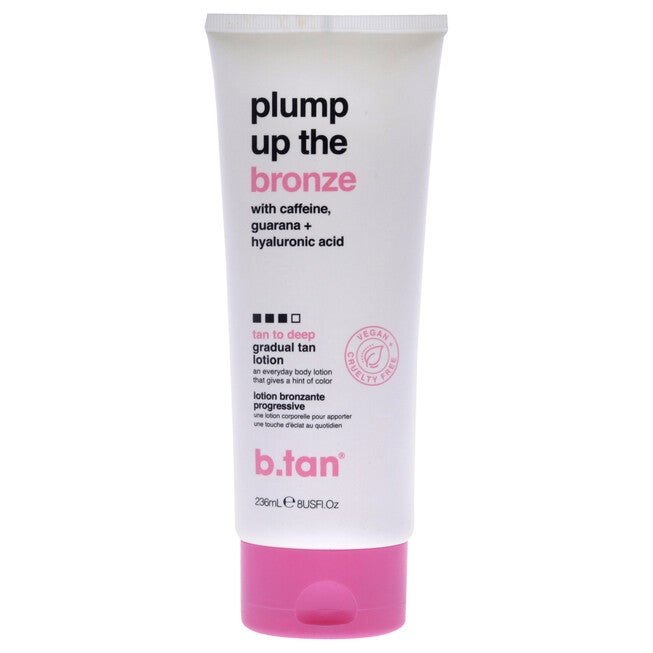 Plump Up The Bronze Gradual Tan Lotion - Tan To Deep by B.Tan for Unisex - 8 oz Bronzer, NA, hi-res image number null