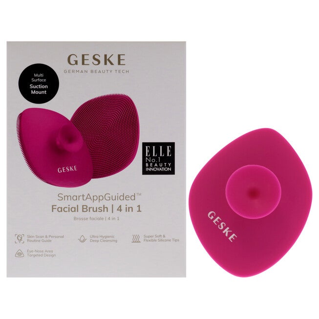 Facial Brush 4 in 1 - Magenta by Geske for Women - 1 Pc Brush, NA, hi-res image number null