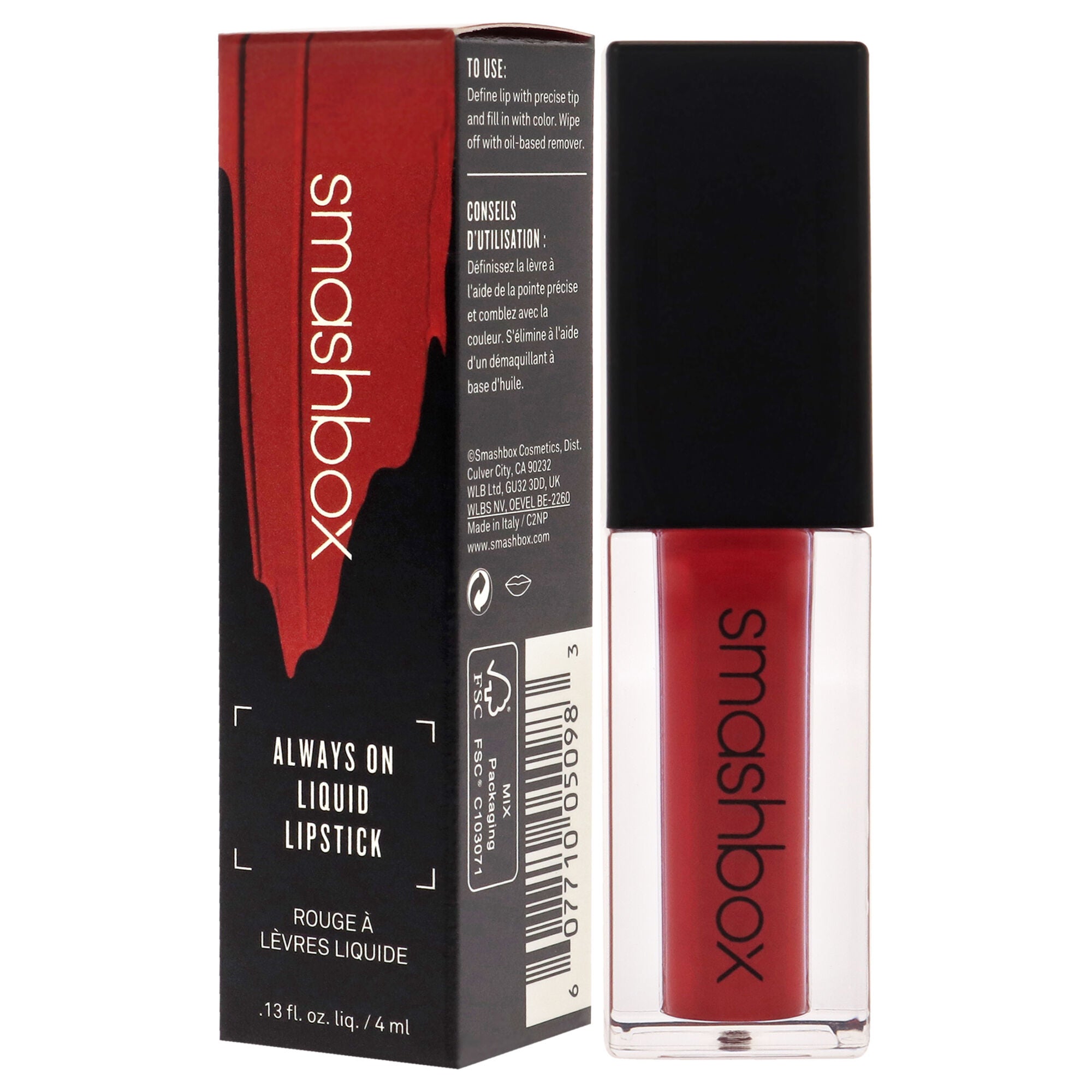 Always On Liquid Lipstick - Bawse by SmashBox for Women - 0.13 oz Lipstick, , alternate image number 7