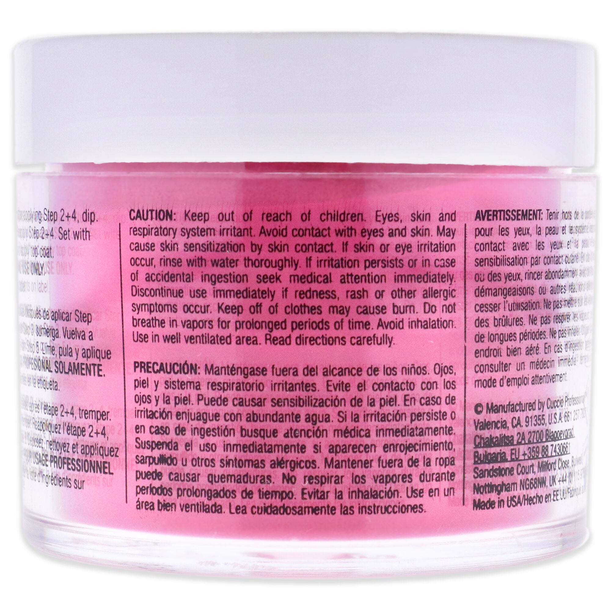 Pro Powder Polish Nail Colour Dip System - Costa Rican Sunset by Cuccio Pro for Women - 1.6 oz Nail Powder, , alternate image number 3