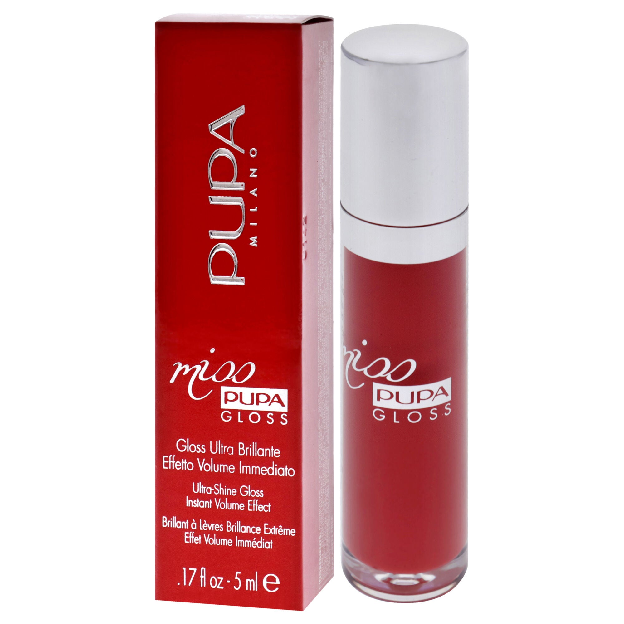 Miss Pupa Gloss Ultra-Shine Lip Gloss - 204 Timeless Coral by Pupa Milano for Women - 0.17 oz Lip Gloss, See Description, alternate image number 3