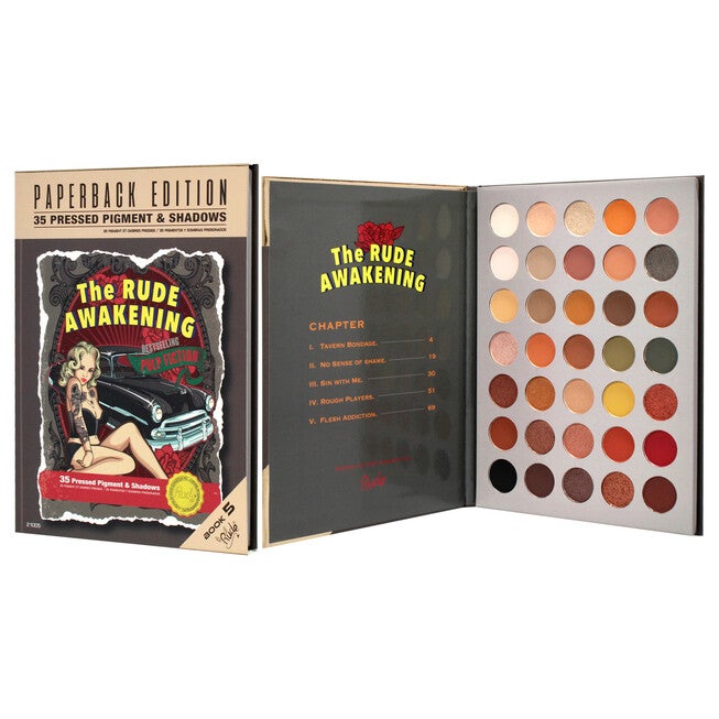 The Rude Awakening Eyeshadow Palette - Paperback Edition by Rude Cosmetics for Women - 0.74 oz Palette, See Description, alternate image number 3