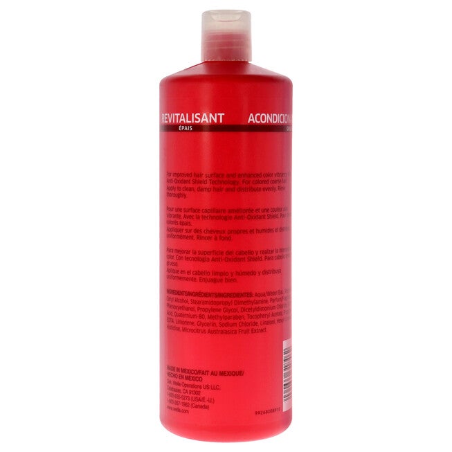 Invigo Brilliance Conditioner For Coarse Hair by Wella for Unisex - 33.8 oz Conditioner, NA, alternate image number null