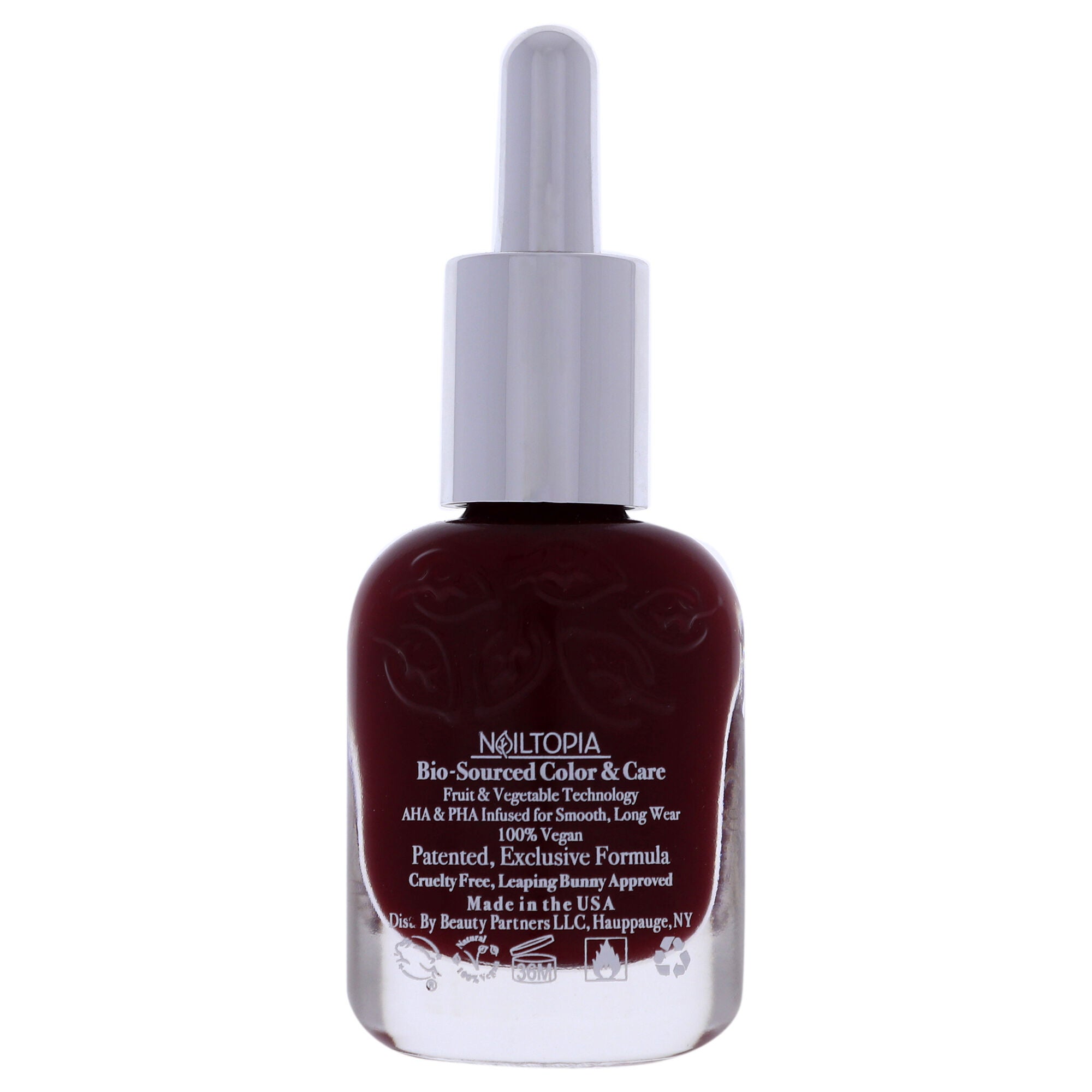 Bio-Sourced Chip Free Nail Lacquer - Ruby Slippers by Nailtopia for Women - 0.41 oz Nail Polish, See Description, alternate image number 4