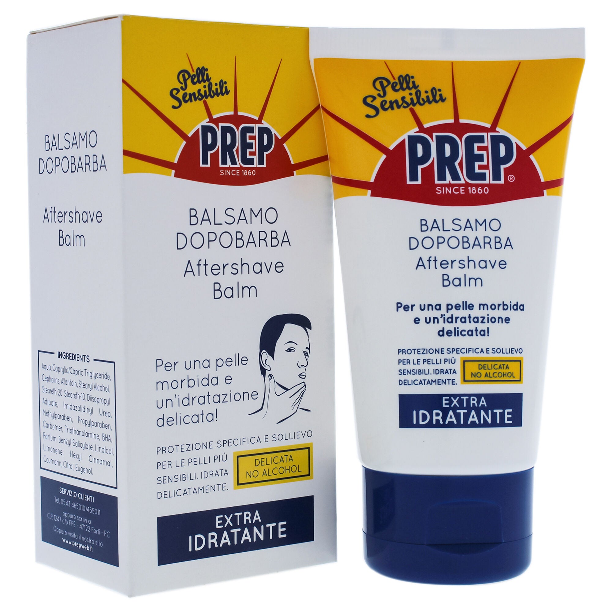 Balsamo Dopobarba by Prep for Men - 2.5 oz After shave Balm, See Description, alternate image number 2