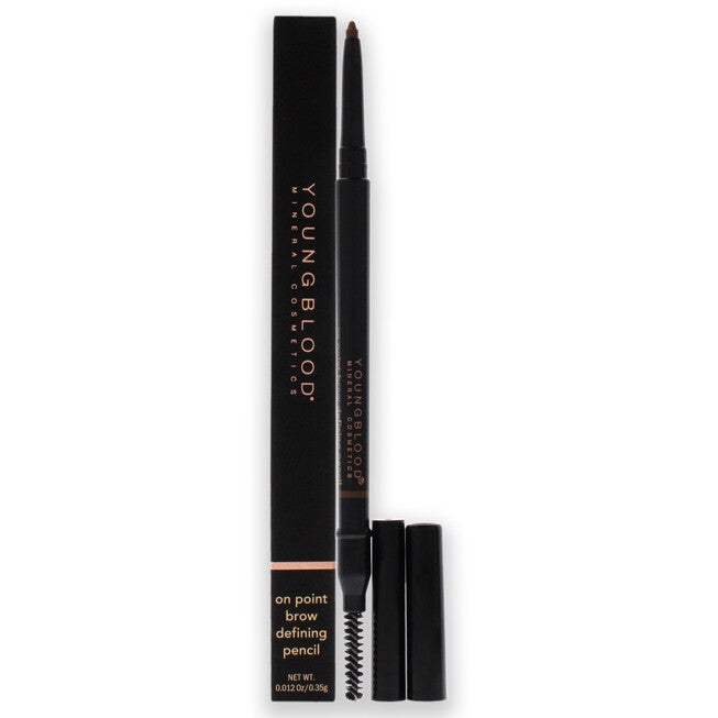 On Point Brow Defining Pencil - Soft Brown by Youngblood for Women - 0.012 oz Eyebrow Pencil, See Description, hi-res image number 0