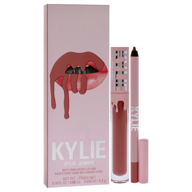 Matte Lip Kit - 301 Angel by Kylie Cosmetics for Women - 2 Pc 0.10oz Matte Liquid Lipstick, 0.039oz Lip Liner, See Description, alternate image number 2