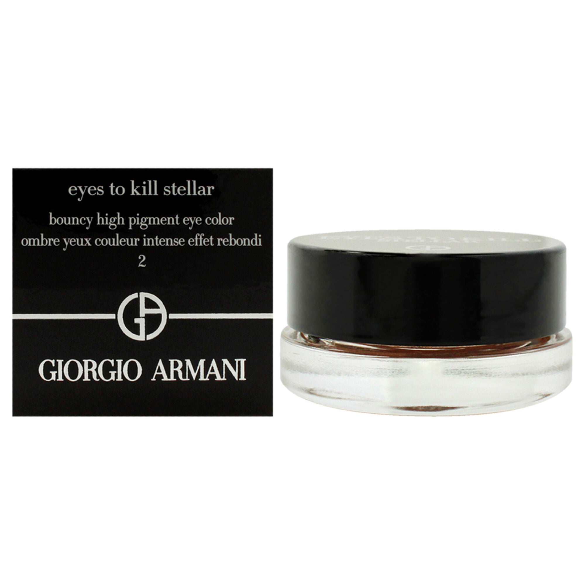 Eyes To Kill Stellar Eyeshadow - 02 Halo by Giorgio Armani for Women - 0.14 oz Eye Shadow, Brown, hi-res image number 0