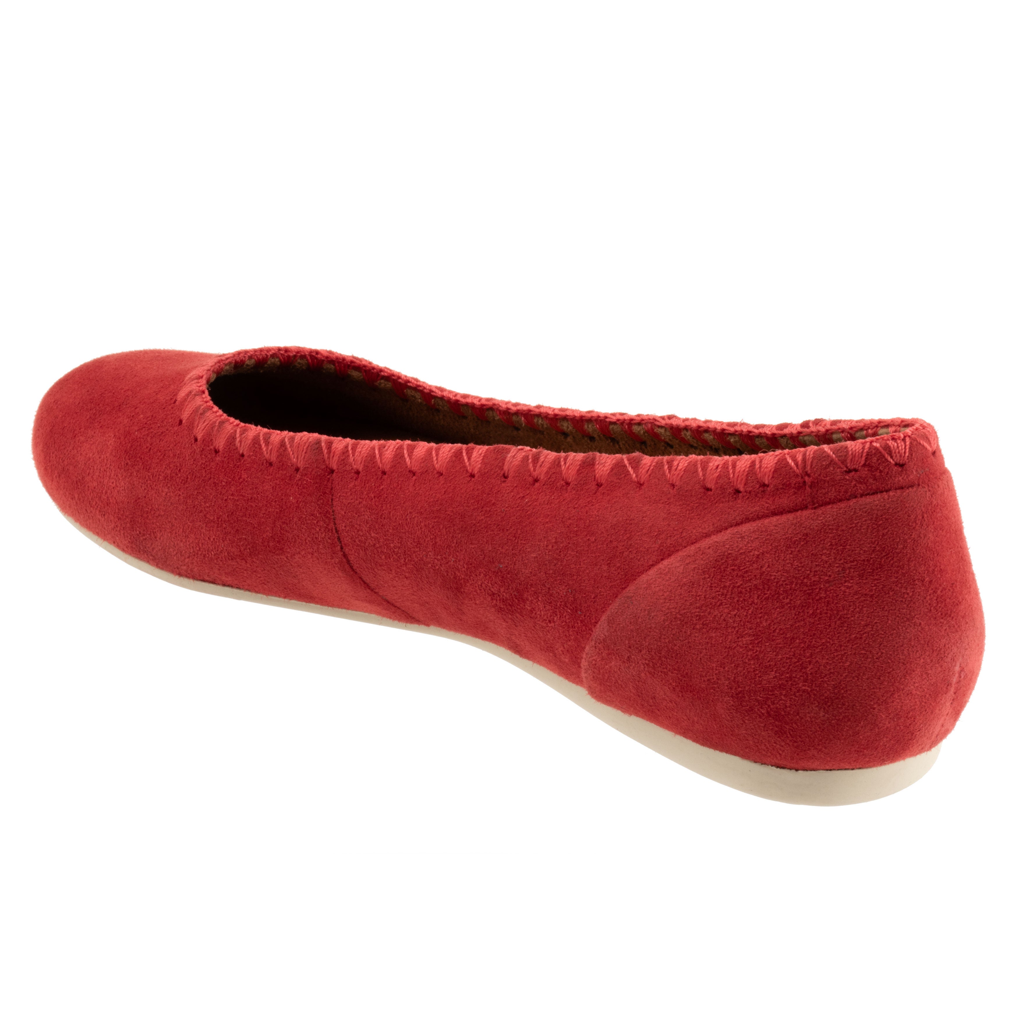 Sonoma Embroidery Flat, RED SUEDE, on-hover image number 1