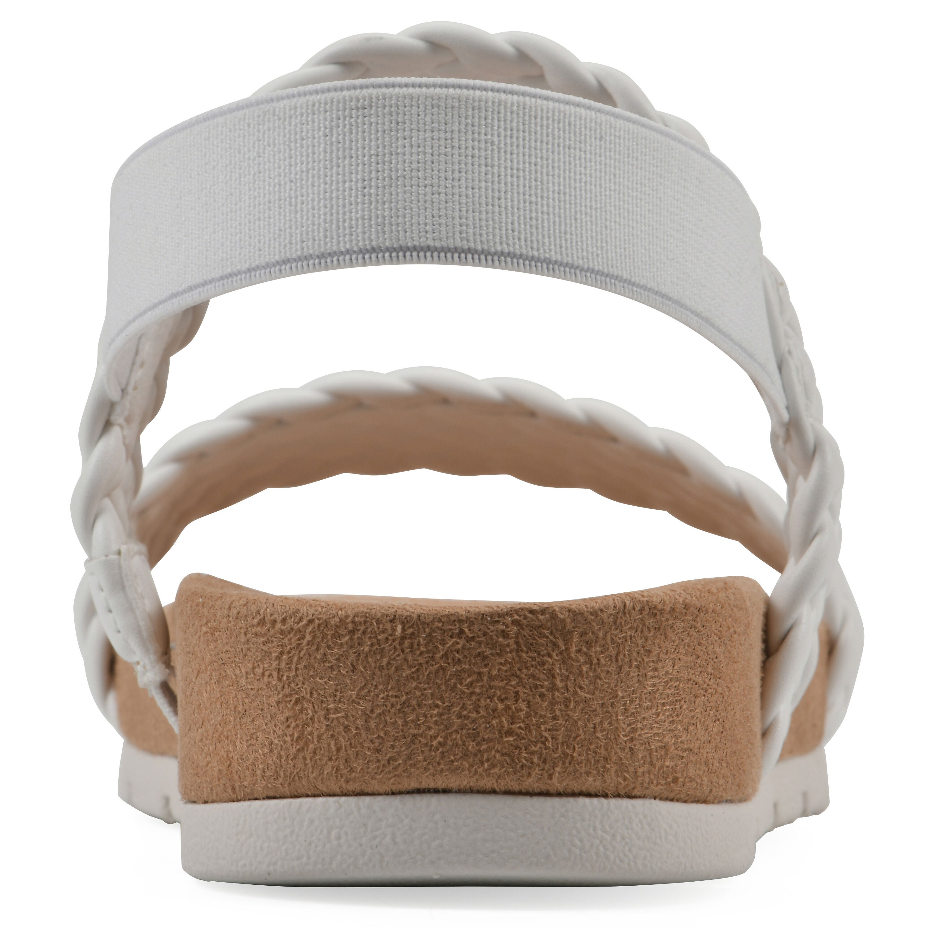 Treat Slingback Slide Sandal, WHITE SMOOTH, on-hover image number 1