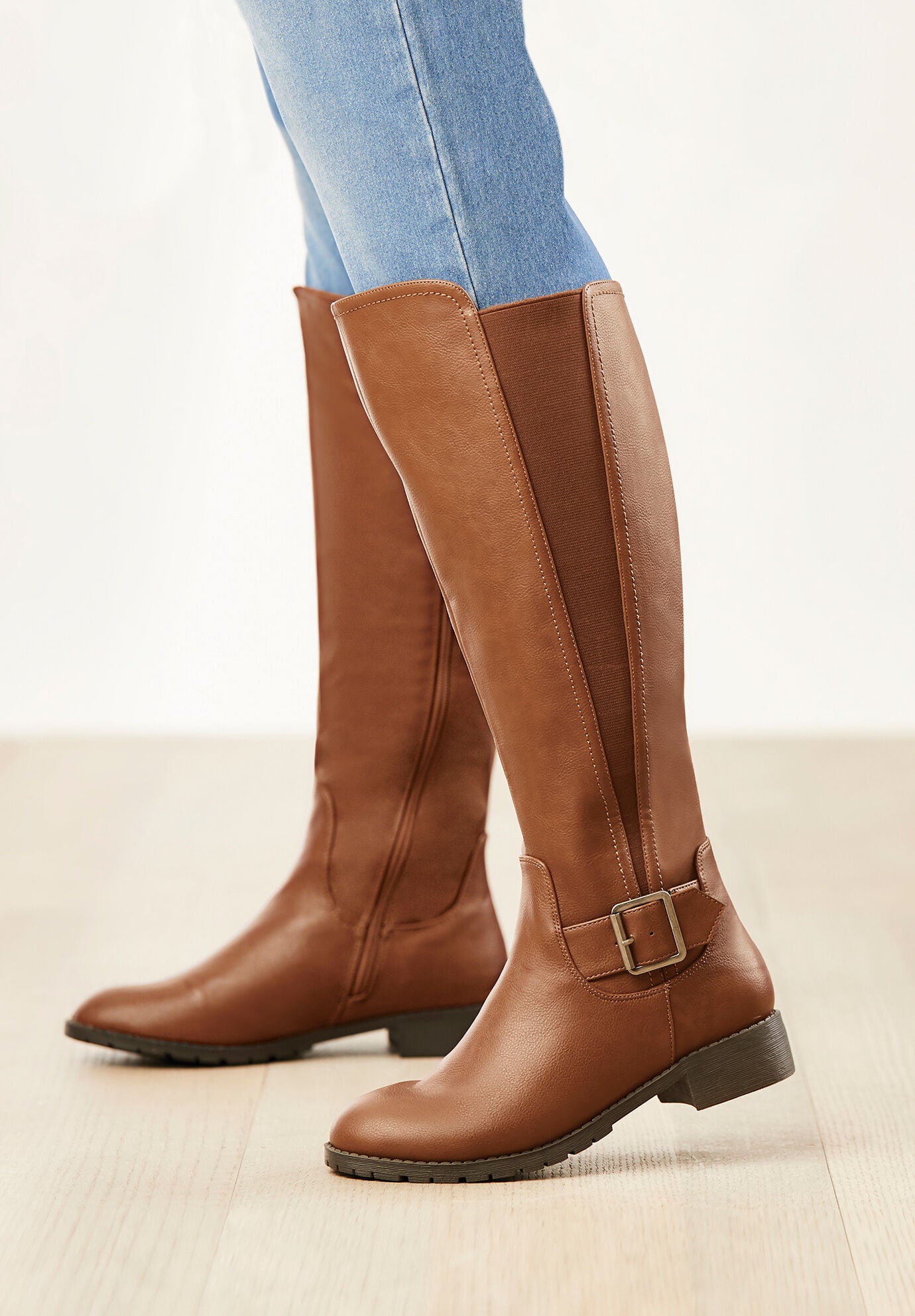 The Milan Wide Calf Boot Roaman s