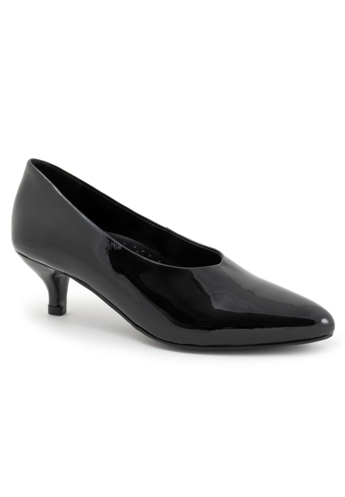 Kimber Heeled Pump, BLACK PATENT, hi-res image number 0