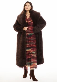 Shaggy Faux Fur Coat
