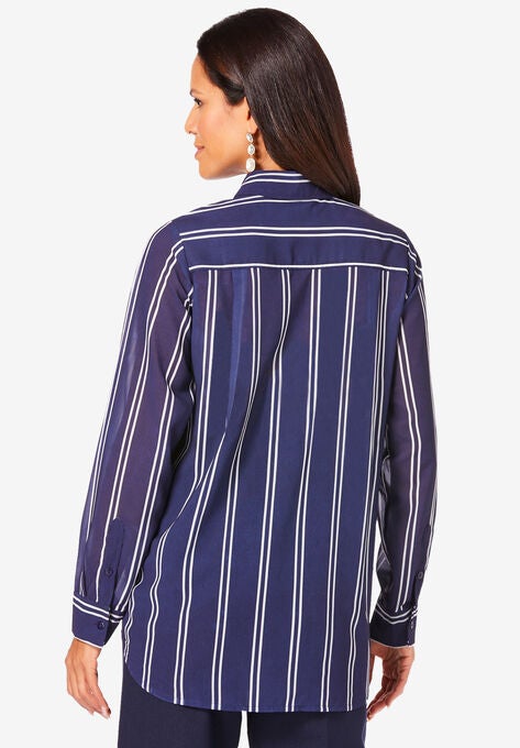 Georgette Big Shirt, , on-hover image number null