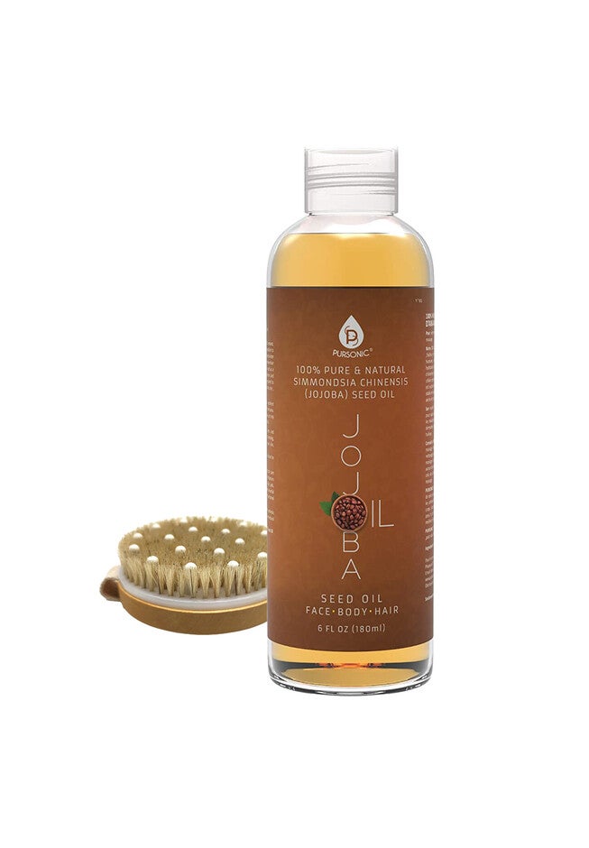 Beauty Bundle - Golden Jojoba Oil & Bath Brush Massager, O, hi-res image number null