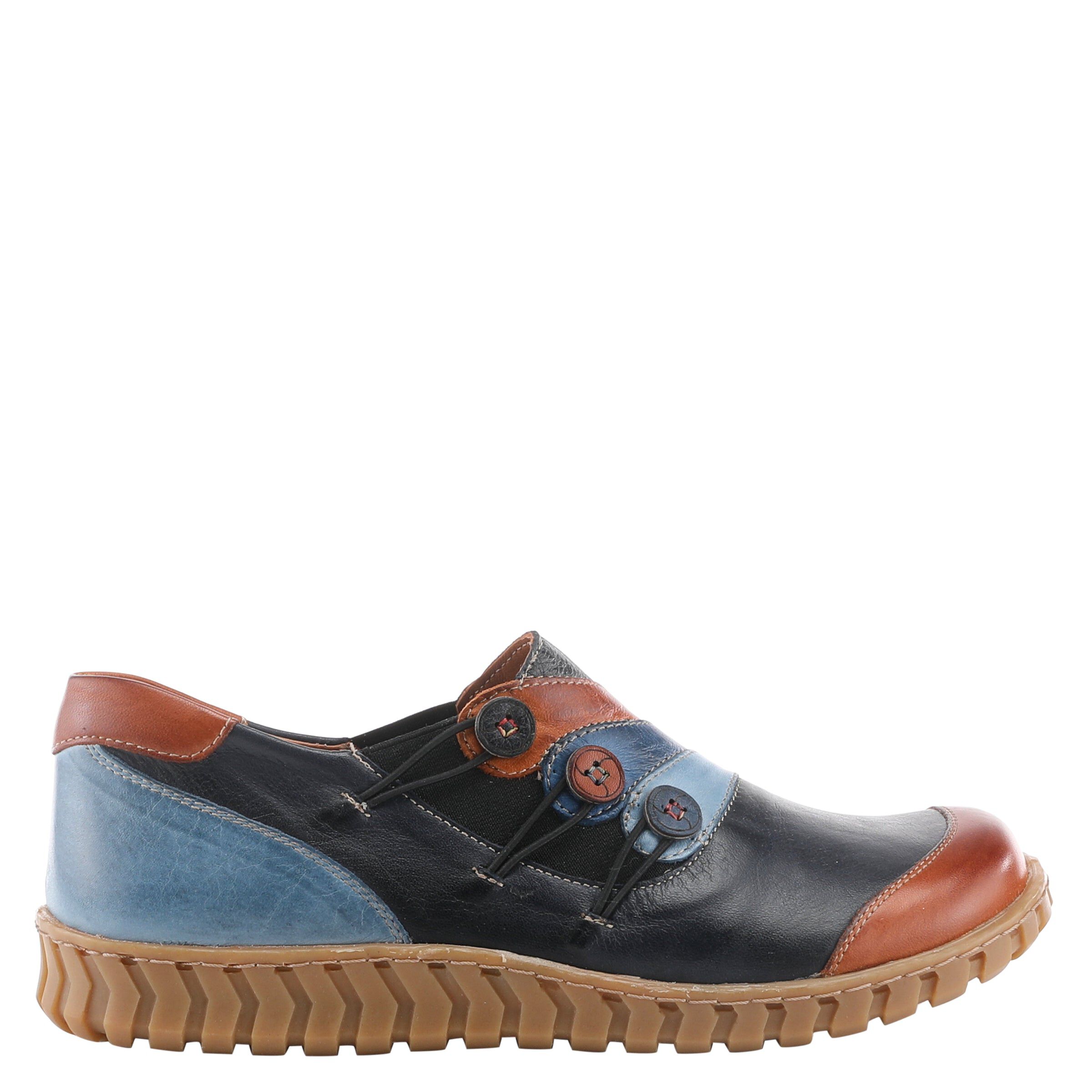 Neeta Flat Shoes, NAVY, alternate image number 4