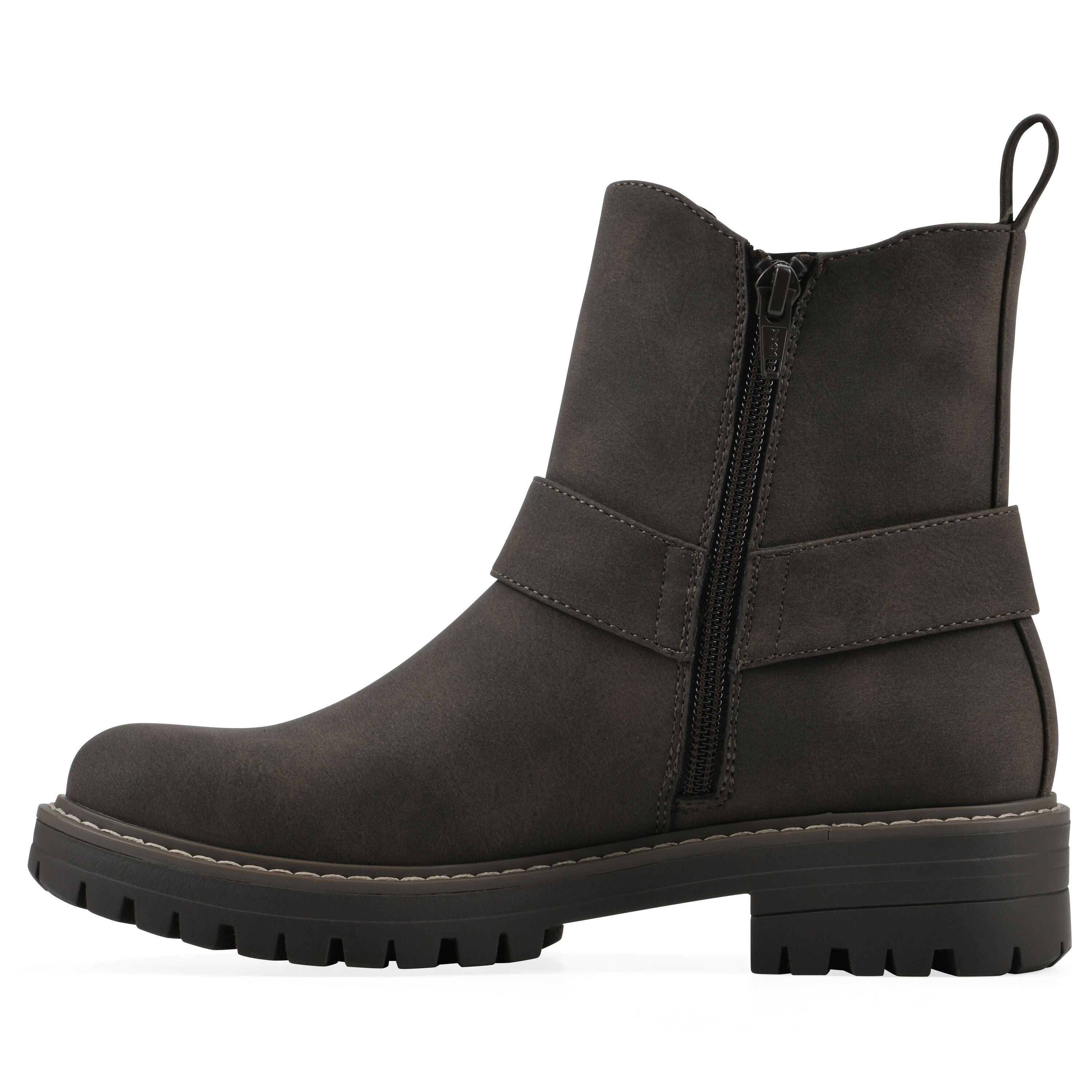 Maximus Chelsea Boot, DARK BROWN NUBUCK, alternate image number 3