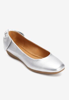 Comfortable Silver Flats For Women