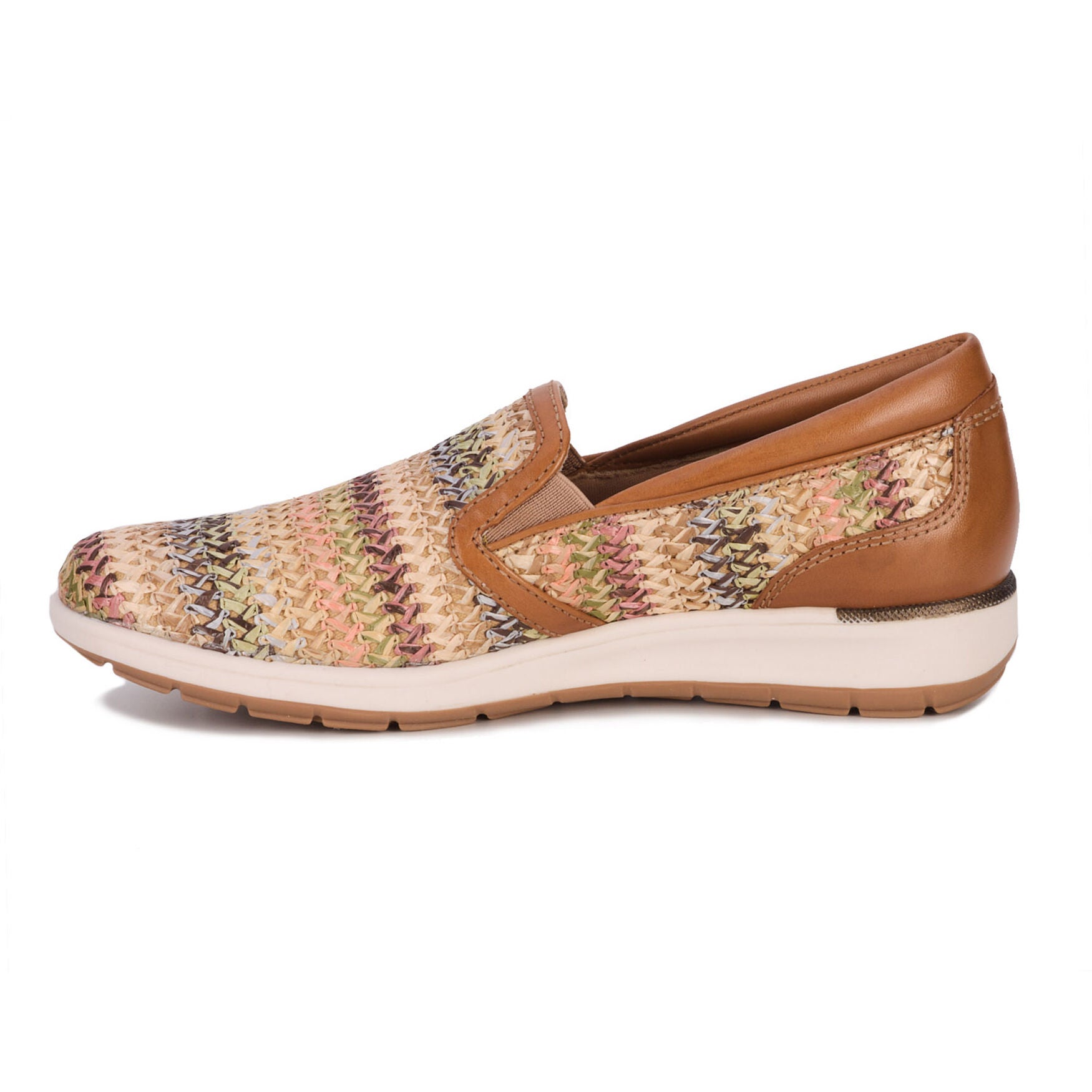 Orleans Casual Sneaker, RAFFIA LUGGAGE, alternate image number 4