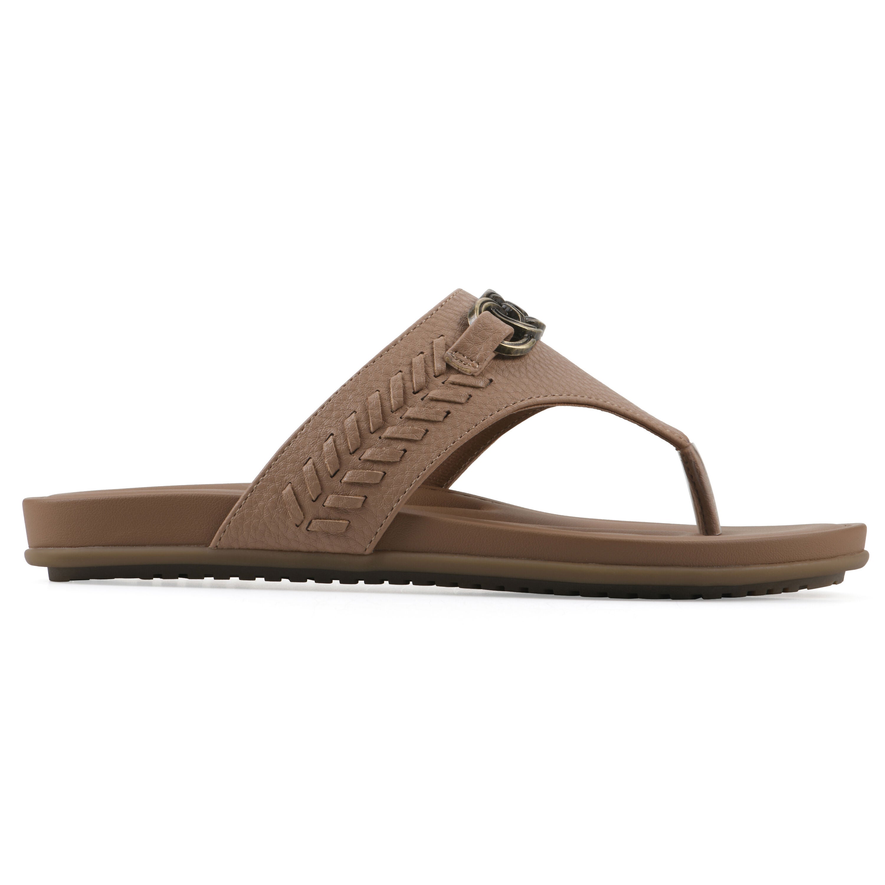 Aladdin Thong Sandal, NATURAL SMOOTH, alternate image number 2