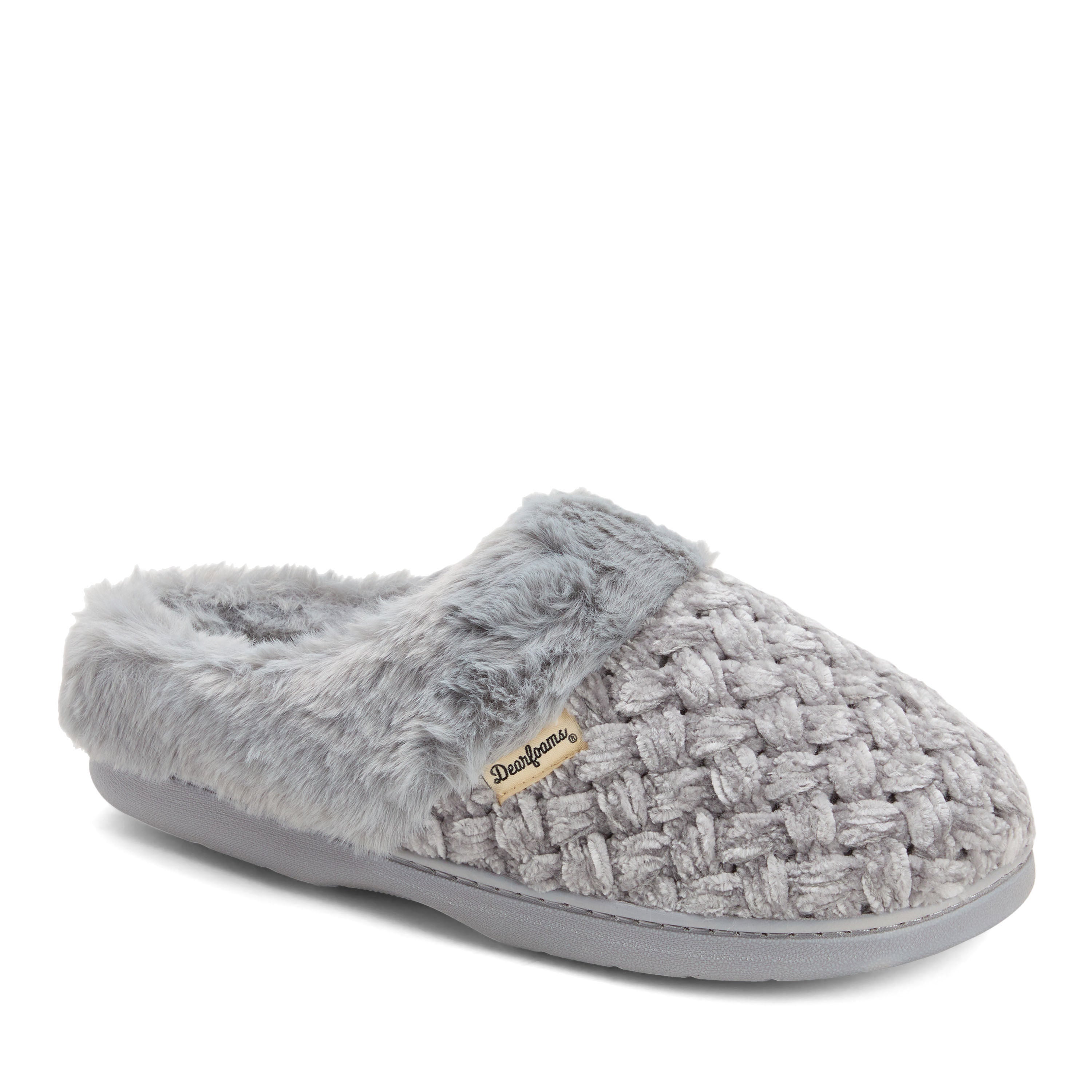 Claire Cable Knit Chenille Clog