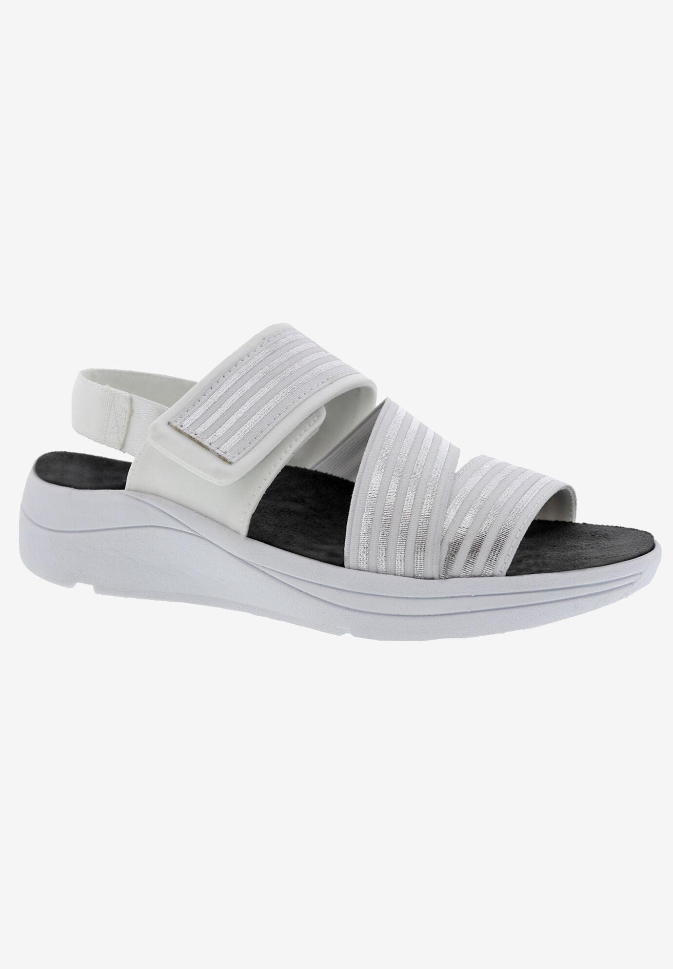 Sutton Sandal, WHITE SILVER COMBO, hi-res image number 0