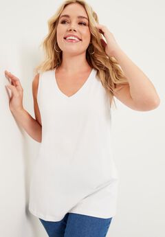 Cotton Knit Tank Tops
