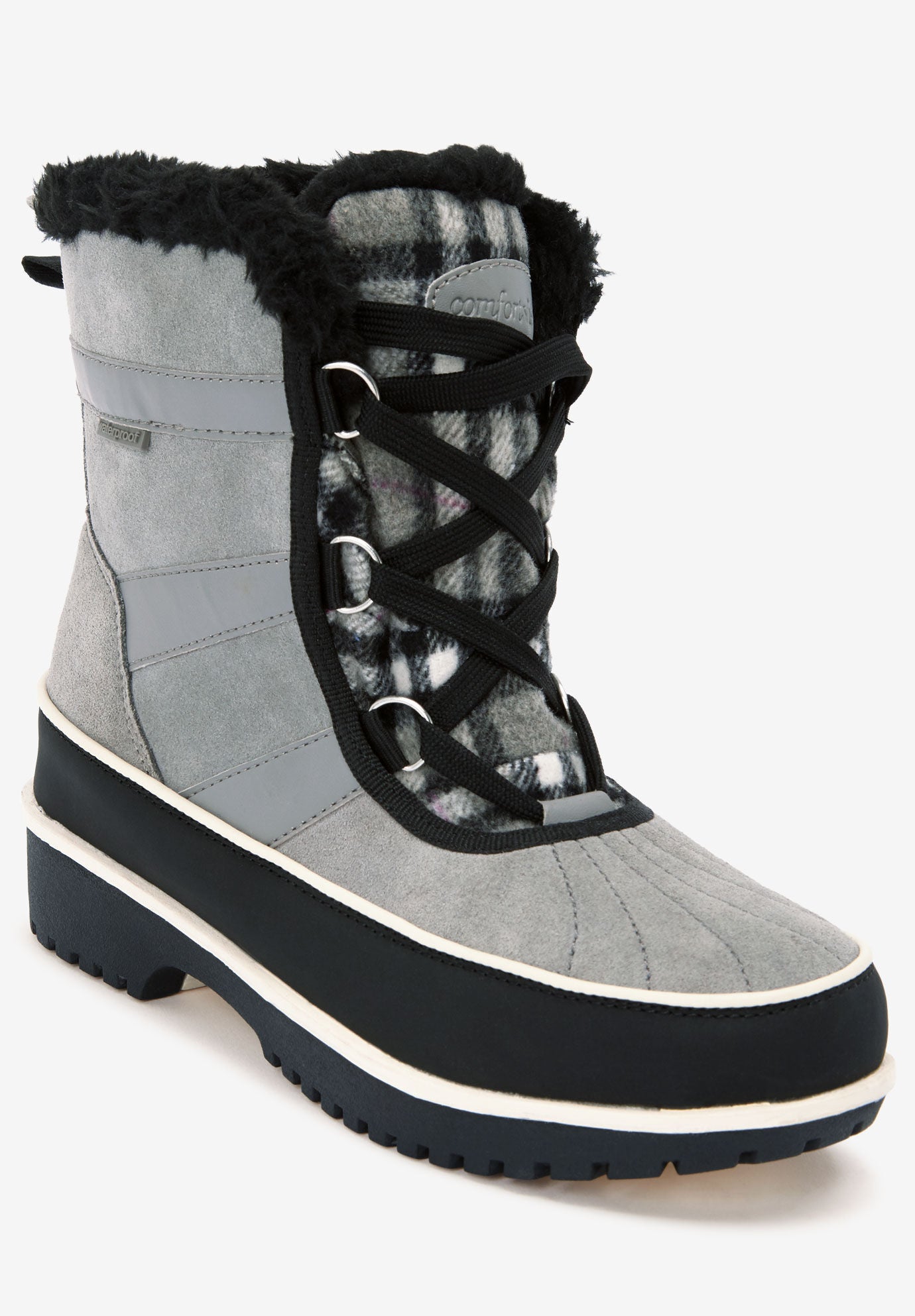 Wide width 2025 womens snow boots