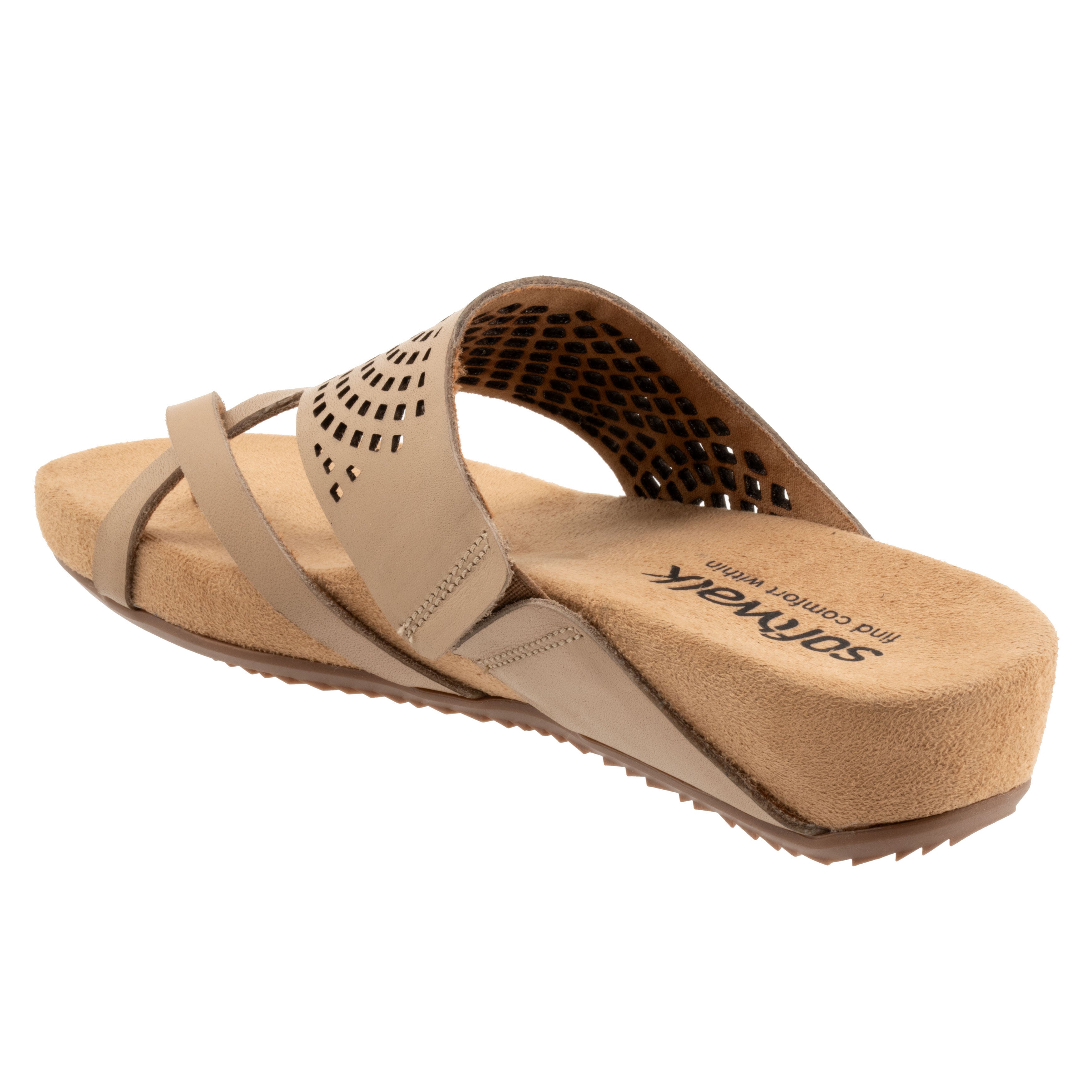 Blaine Perf Sandal, BEIGE, on-hover image number 1