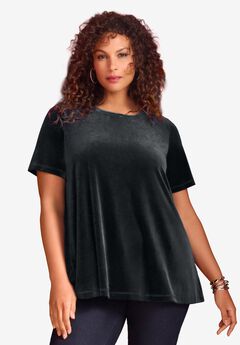 Velour Swing Tee