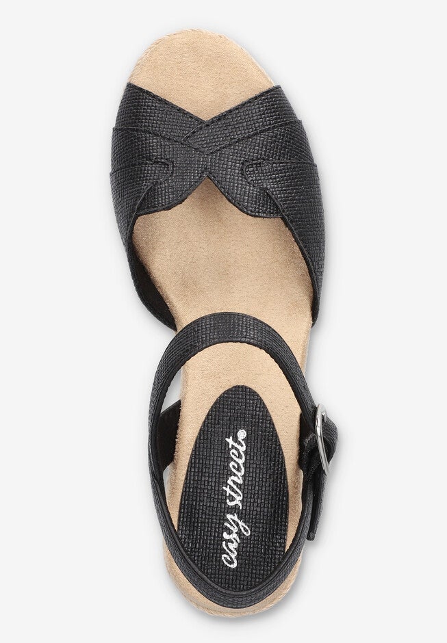 Miramar Espadrille Wedge Sandal, BLACK, alternate image number null