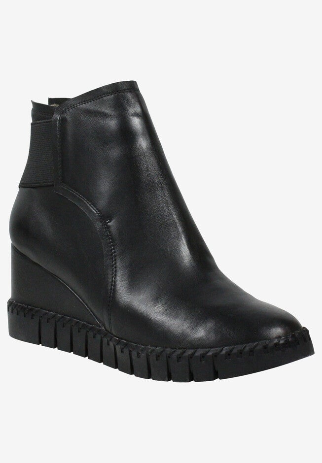 Nagetta Bootie , BLACK LEATHER, hi-res image number null