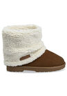 Faux Suede With Berber Cuff Ankle Boot, , alternate image number null