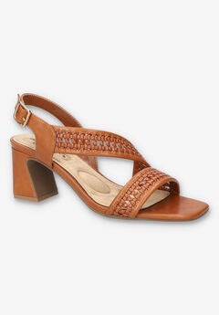 Rowan Square Toe Block Heel Sandal