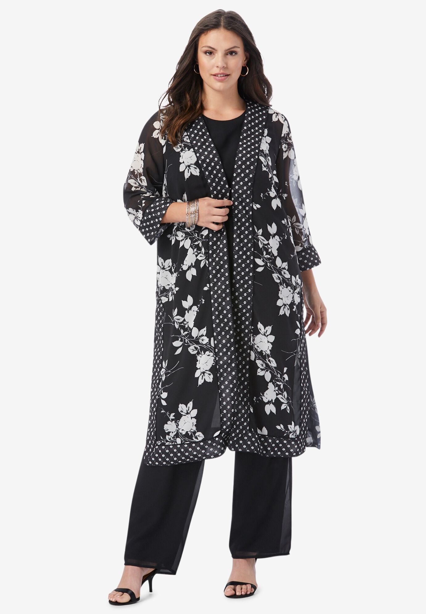 roamans plus size pant suits