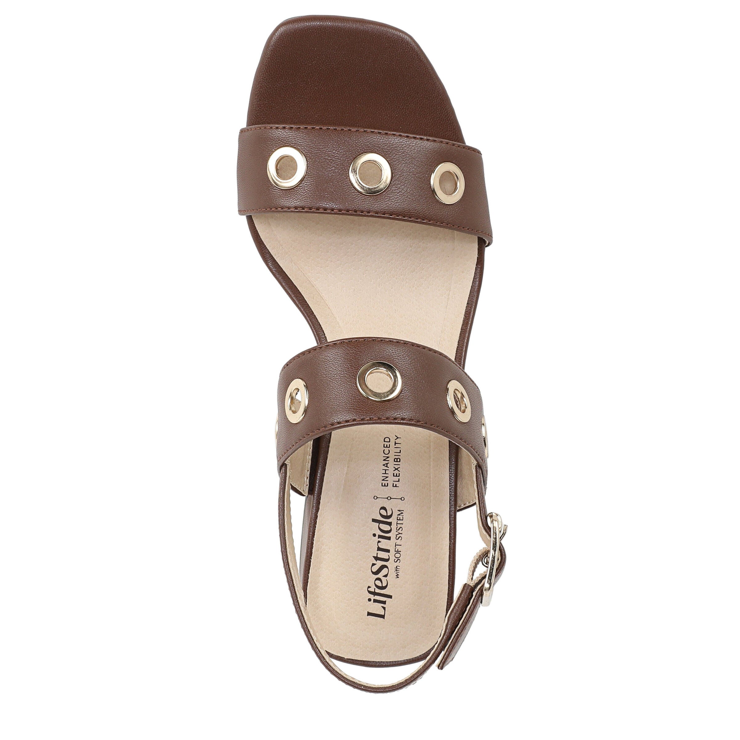 Clara Slingback Sandal, COCOA BROWN, alternate image number 6