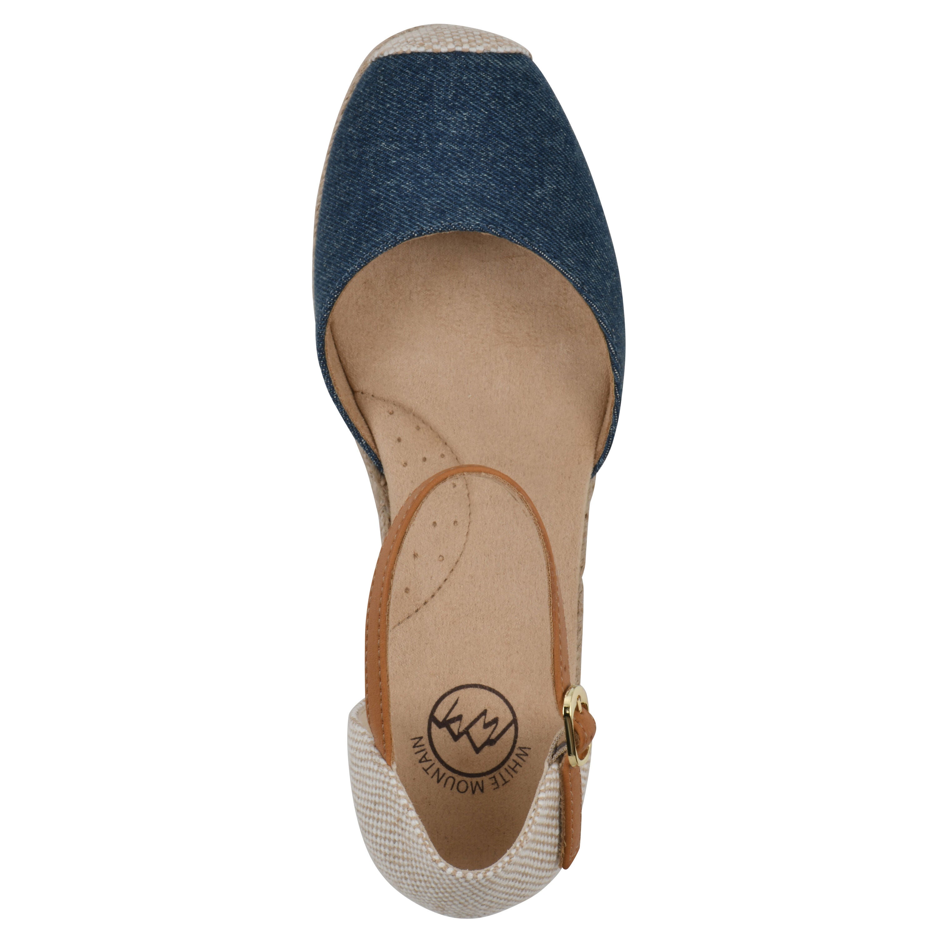 Maintain Espadrille Wedge, DARK DENIM FABRIC, alternate image number 4