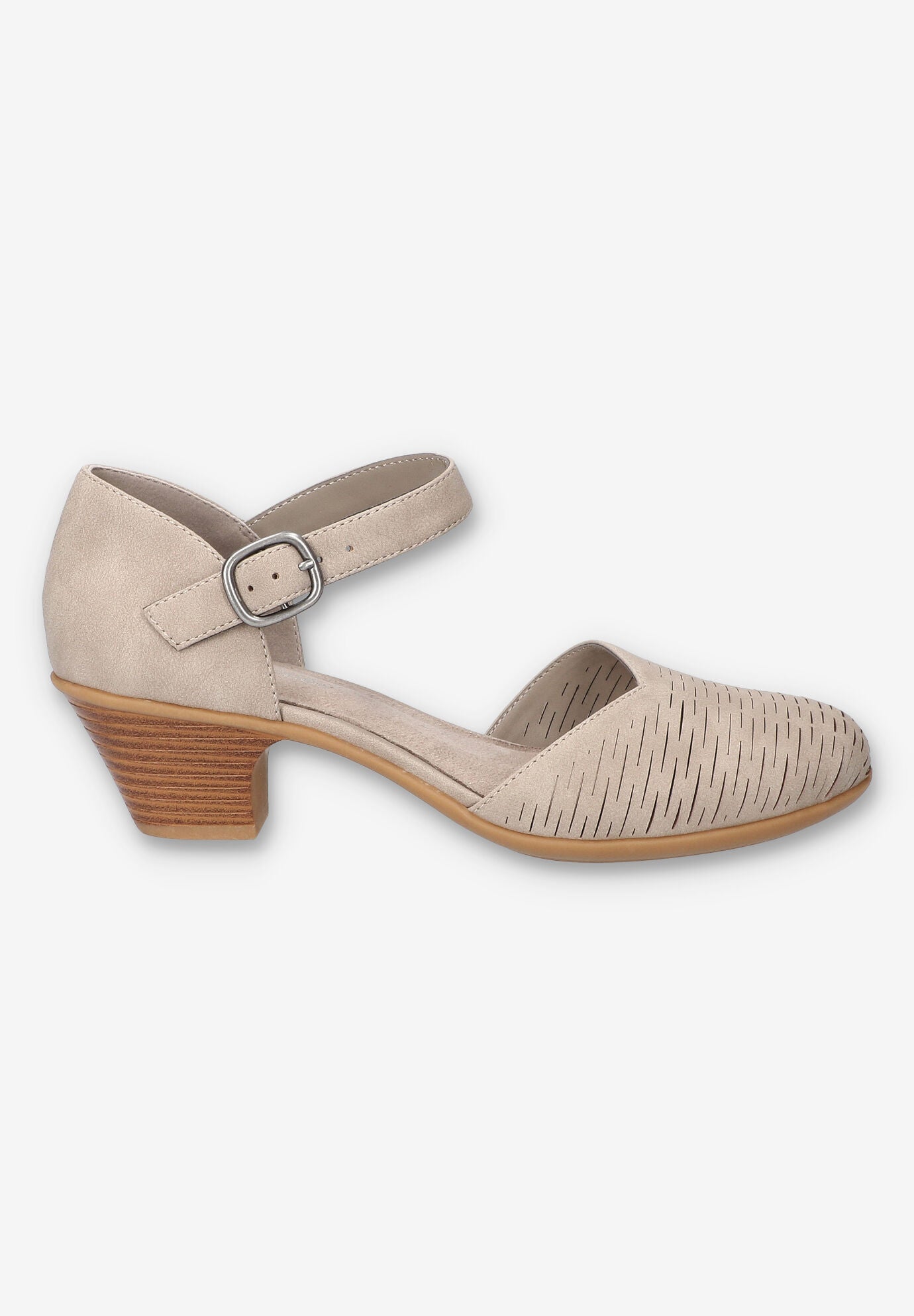 Justina Block Heel Sandal, GREY, alternate image number 2