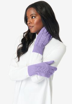 Cable-Knit Gloves