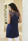 Crochet-Back Swing Tank Top, , alternate image number null