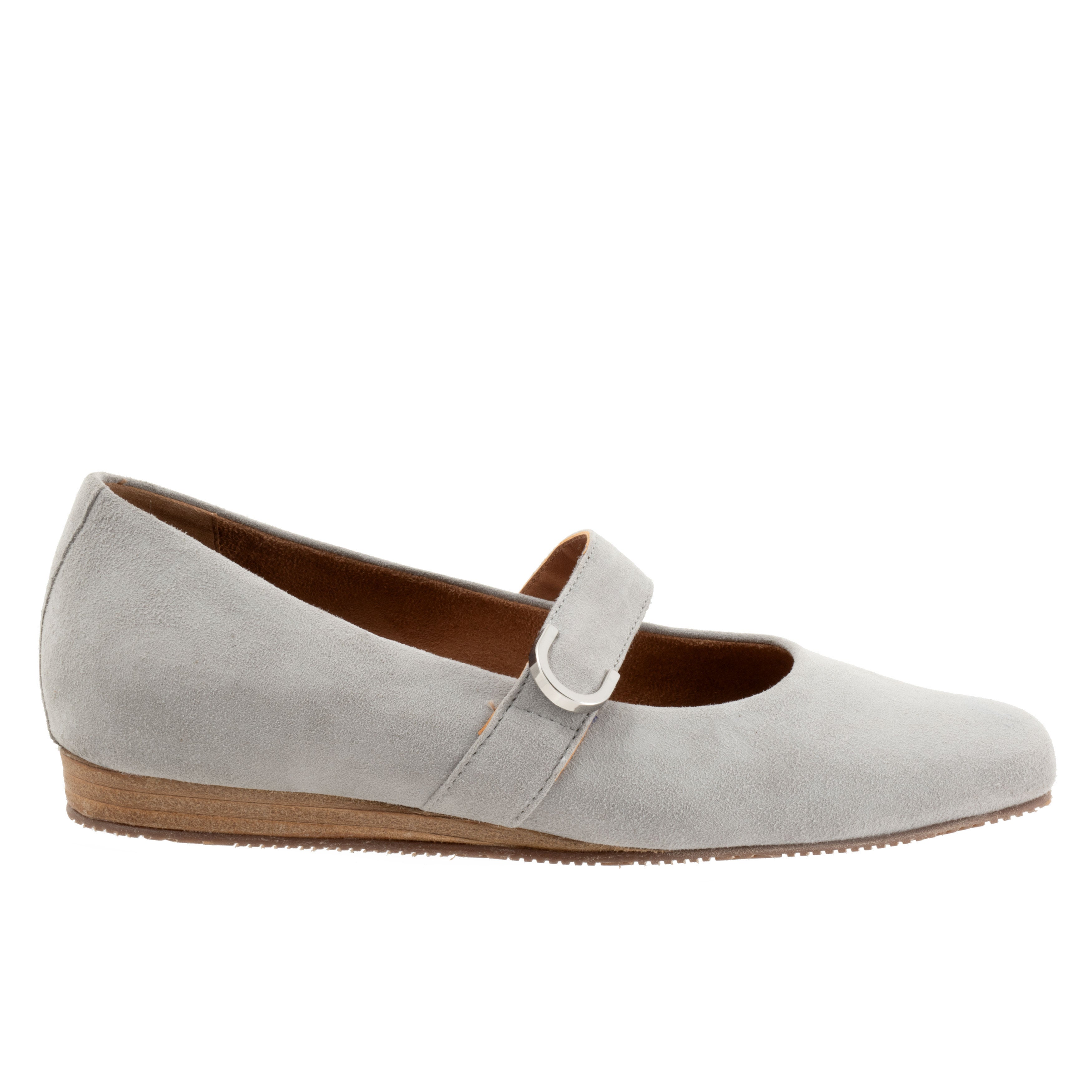 Valdivia Flat, MID GREY SUEDE, alternate image number 4