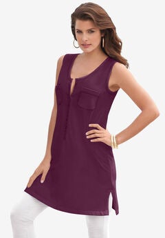 Henley Ultimate Tunic Tank