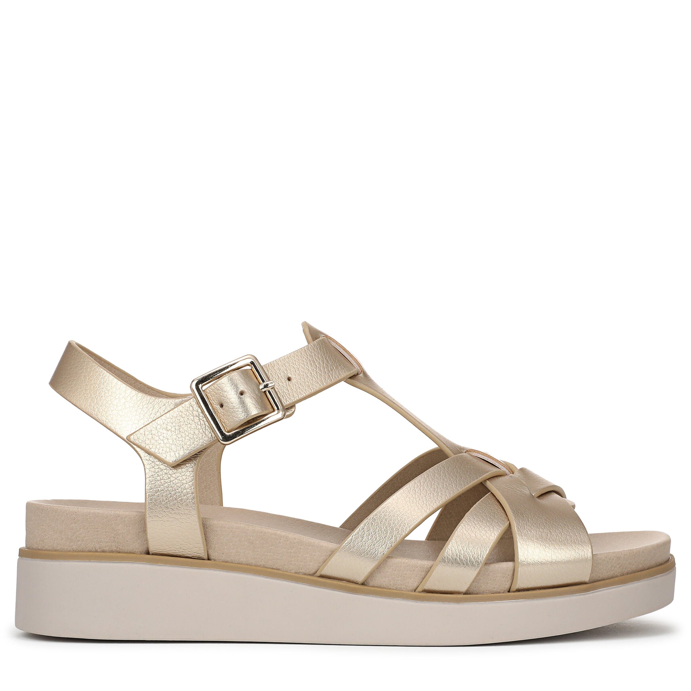 Grandiose Strappy Wedge Sandal, GOLD, alternate image number 3