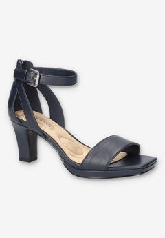 Ro Square Toe Heeled Sandal
