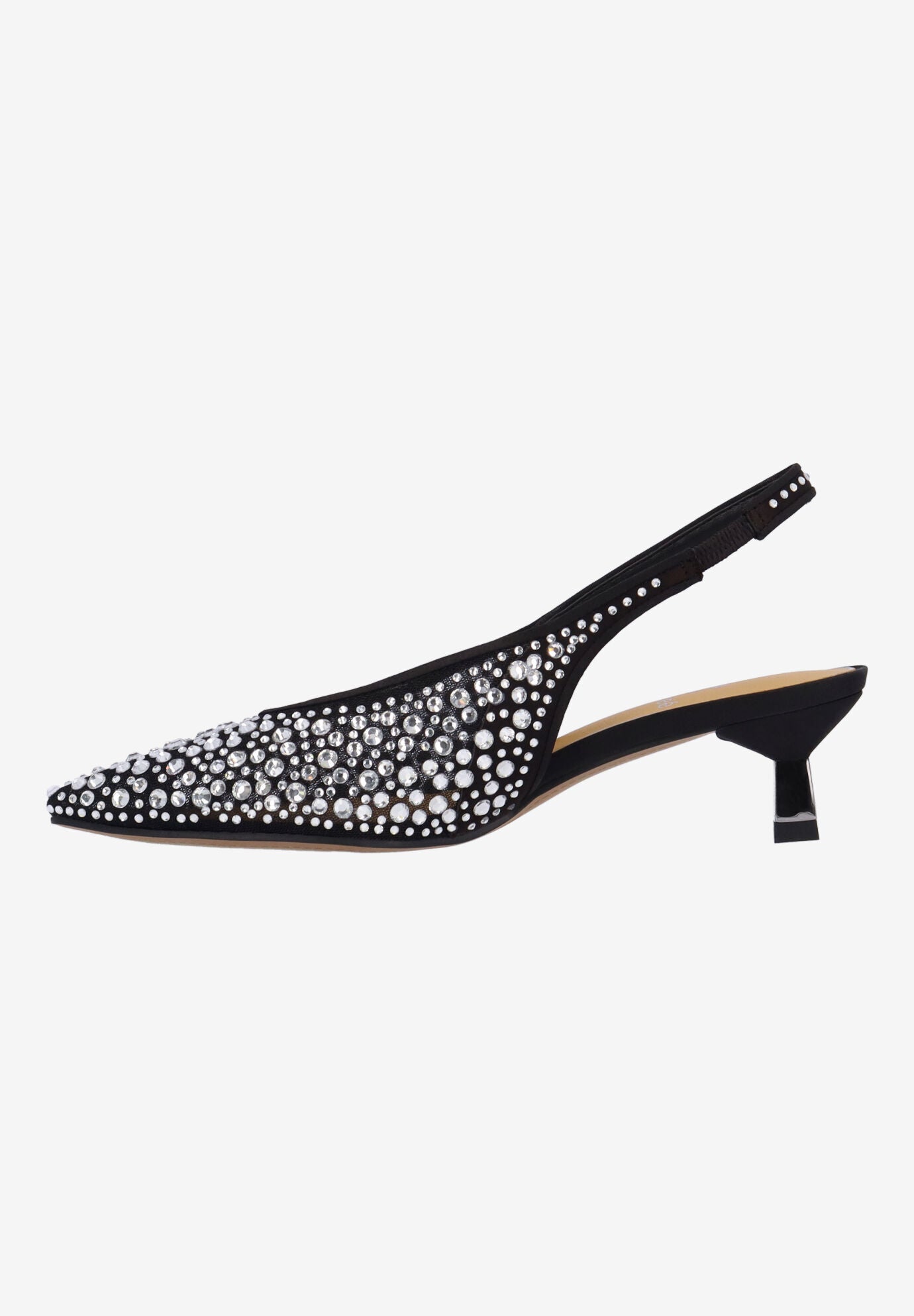 Tressa SlingbackPump, BLACK, alternate image number 4